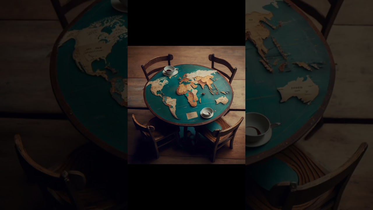 #AI #midjourney World Map #youtubeshorts #ai