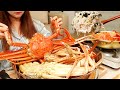 SEAFOOD MUKBANG CRAB PARTY Snow Crab Crab Noodles Crab Bibimbap BOKYOUNG