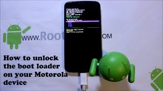 How to unlock the boot loader on your Motorola Device Moto X, G, & E all versions.