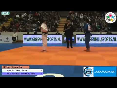 Judo Grand Prix Amsterdam 2011 -60kg KITADAI (BRA)-CHIMED-YONDON (MGL)