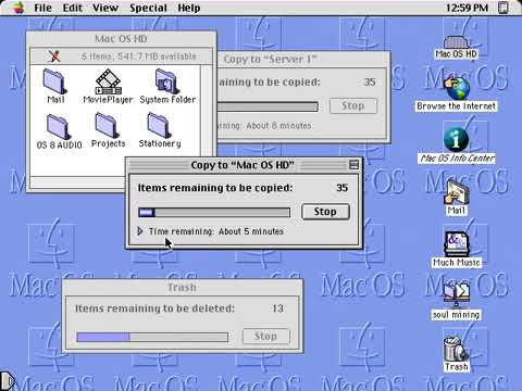 Apple Macintosh Mac OS 8 • Multitasking (1996)