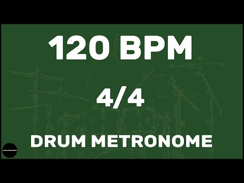 4/4 | Drum Metronome Loop | 120 BPM