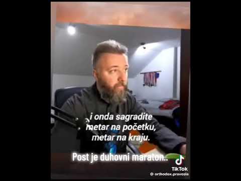 Отац Предраг Поповић-Савет како постити