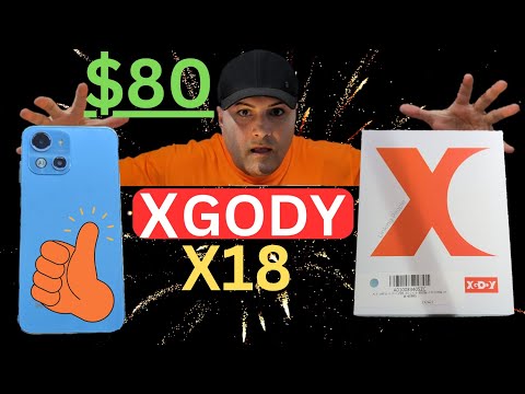 XGODY X18 $80 BUDGET PHONE UNBOXING