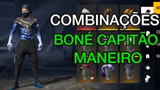 MELHORES COMBINAES COM ROUPAS NO FREE FIRE - COMBINAES BON CAPITO MANEIRO - COMBINAES TOP 