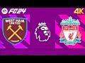 FIFA 24 - West Ham United vs Liverpool - Premier League 2024 | PS 5™ Gameplay [4K60]