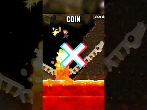 Can you beat Mario Wii with ZERO coins? #mariobros #secret #shorts