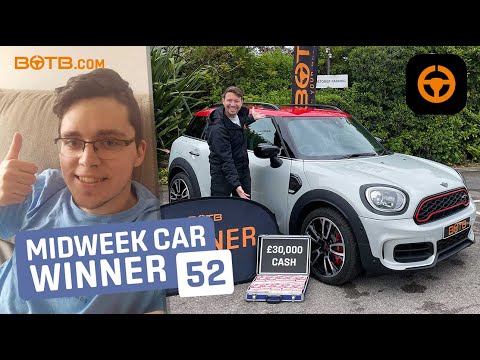 BOTB Midweek Car Competition Winner! Vojtěch Kalus – Mini Countryman JCW + £30k – Week 18 2021