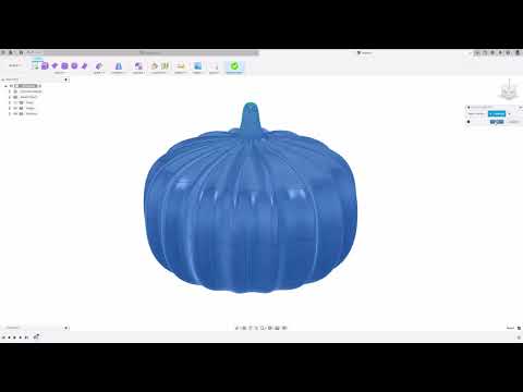 Fusion 360 Pumpkin T-Spline Tutorial