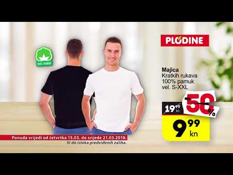 Plodine akcija Sve u pola cijene od 15.03.2018.