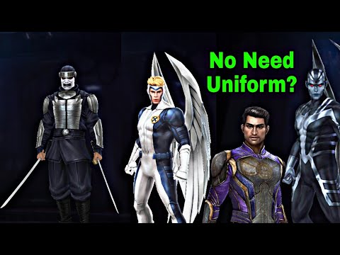 Uniforms VS Without Uniforms Comparison And Suggestions For New Players - Marvel Future Fight