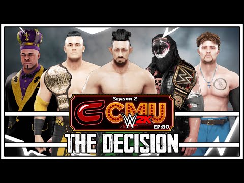 🔴 The Decision: WWE 2K Conman Universe Mode |Season 2 Ep: 80|
