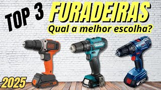 COMO ESCOLHER UMA FURADEIRA PARAFUSADEIRA QUAL A MELHOR FURADEIRA PARAFUSADEIRA 2024 TOP3 FURADEIRAS