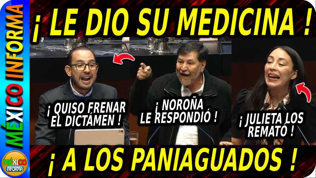 NOROÑA LE DIO SU MEDICINA A MARKO CORTÉS Y LOS PANIAGUADOS. QUISIERON FRENAR EL DICTAMEN.