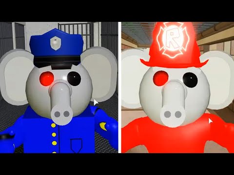 ROBLOX PIGGY 2 OFFICER VS FIREMAN NEW JUMPSCARE