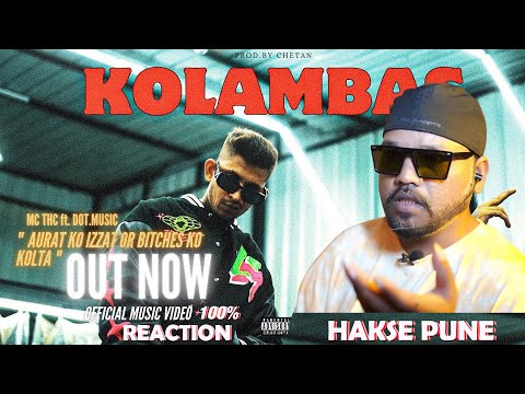 KOLAMBASSS - DOT.MUSIC FT. @MCTHC | OFFICIAL MUSIC VIDEO | REACTION | prod.by CHETAN |