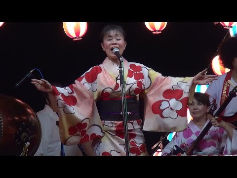 河内音頭　姫野 友美　苅田南盆踊り大会　17.07.29
