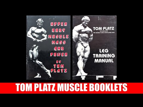 Old School Tom Platz Muscle Booklets and Muscle Mags!