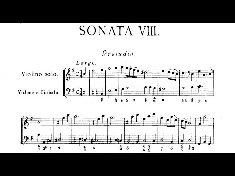 A. Corelli - Violin Sonata in E minor Op. 5 no. 8 - Score