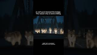 Wolf Pack Blocks Bridge… The Reason Why is BONE-CHILLING (A Terrifying Warning)