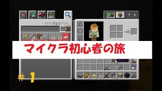 【ゲーム配信】PC版マイクラ初心者＃１