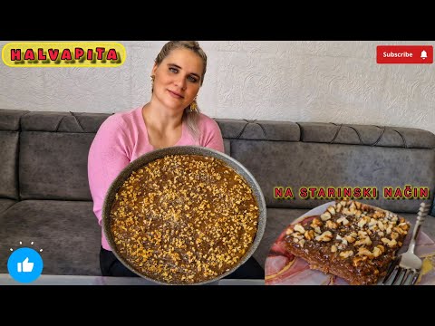 HALVAPITA-STARINSKA POSLASTICA OD PEKMEZA❤️