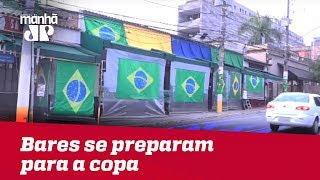 Com início de Copa, bares e restaurantes já estão preparados para receber clientes