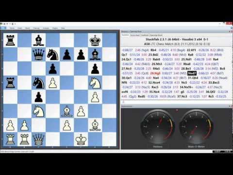 Stockfish 2.3.1 x64 vs Houdini 3 x64, LTC Chess Match Game 31 of 96
