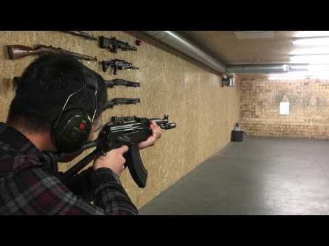 Record of shooting the 'AK-74M' rifle / AK-74M 소총을 쏘다