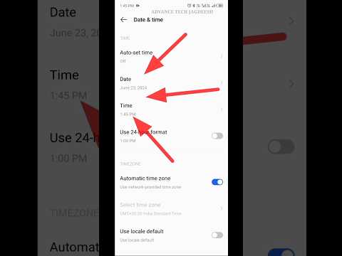 tecno mobile me time & date kaise set kare | how to change date and time set automatically#ytshorts