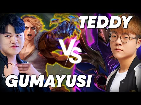 😱 TEDDY VS GUMAYUSI..  SE ENFRENTAN LOS MEJORES ADC DE COREA (CHALLENGER 1000 LP)