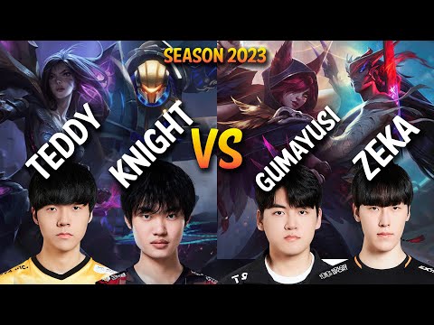 JDG Knight vs HLE Zeka | LSB Teddy vs T1 Gumayusi - Patch 13.13 KR Ranked