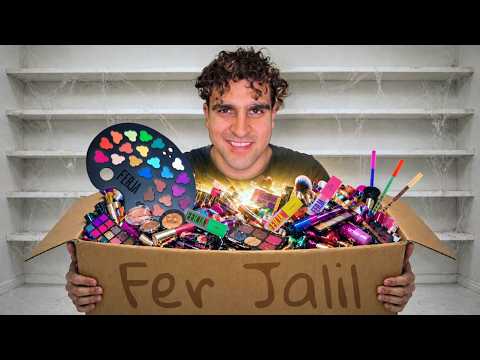 DESTRUÍ LA PARED DE MAQUILLAJE DE FER JALIL😈