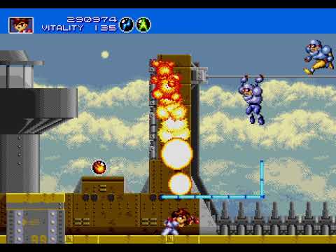 Gunstar Heroes (Gen) High Score & Cleared for RetroUprising.com