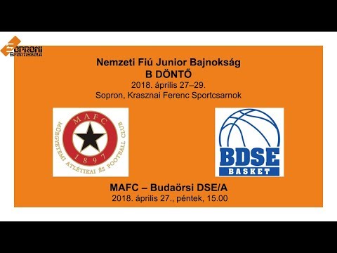 2018.04.27. U18 MAFC – Budaörsi DSE