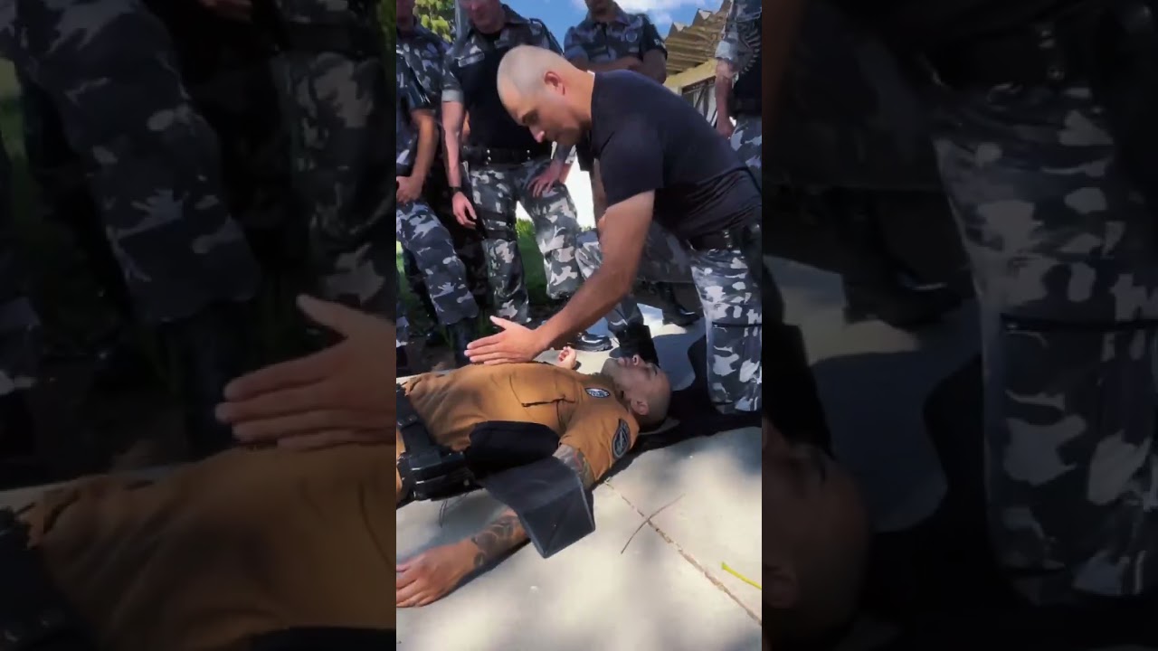 Atendimento Pré-Hospitalar de Combate APHC. Policiais recebem treinamento de atendimento de urgência