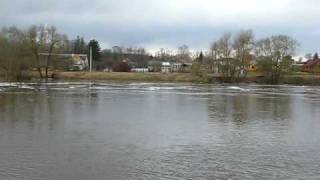 preview picture of video 'Potvynis, Šventoji upė, Kavarskas, Aukštaitija 2010 pavasaris, Kairysis krantas'