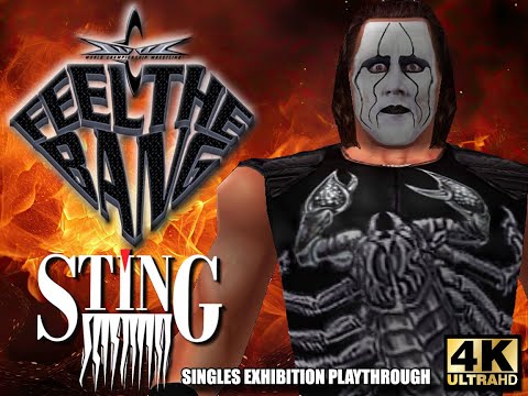 WCW Feel The BANG v1.1 (WWF No Mercy Mod) Exhibition Playthrough w/Sting (EXPERT) (4K/60fps)