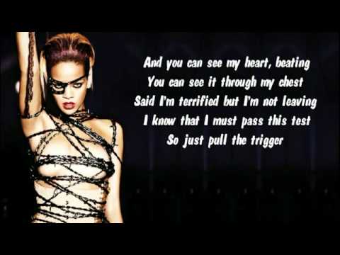 Rihanna   Russian Roulette Karaoke Instrumental with lyrics on screen