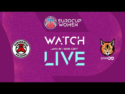 Round of 16 | Kibirkstis-TOKS v ÇİMSA ÇBK MERSİN | EuroCup Women 2025-26