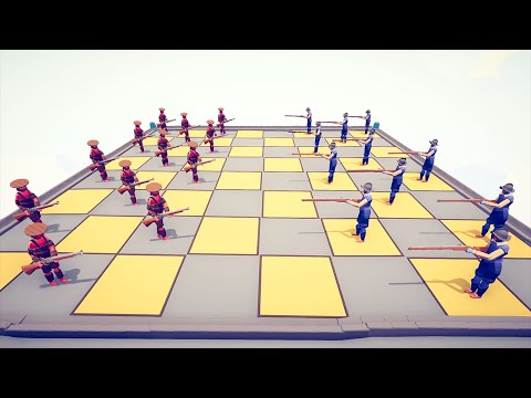 Bows And Guns Tournament Of Each Unit On The Chessboard ♟️ | Totally Accurate Battle Simulator TABS