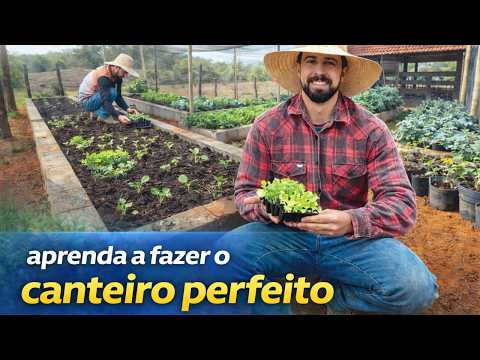 FIZEMOS UMA HORTA PERFEITA NO SÍTIO MUITO FUNCIONAL  !