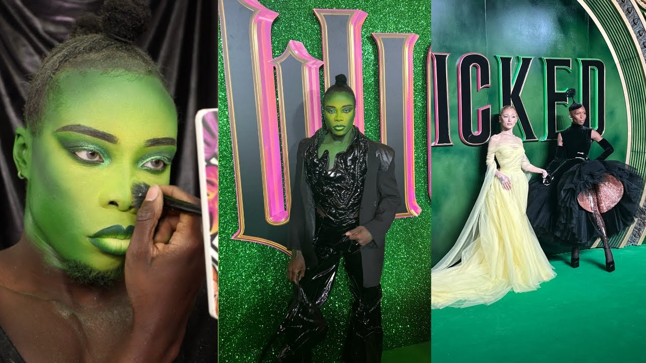Elphaba Makeup Tutorial For The Wicked Premiere In London