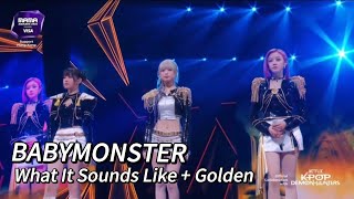 Download lagu BABYMONSTER - What It Sounds Like   Golden | MAMA 2025 in HongKong 251129 mp3
