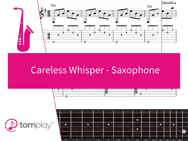 Careless Whisper (中級、アルト・サックス) (ジョージ Careless Whisper (中級、アルト・サックス) (ジョージ