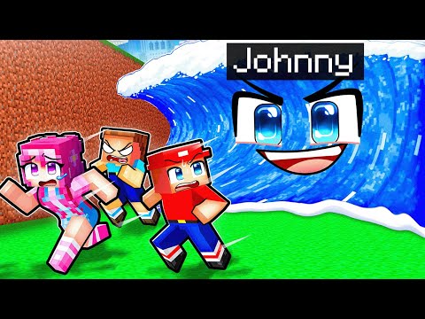 Becoming a TSUNAMI To Troll My Friends In Minecraft!