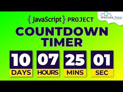 Build a Countdown Timer from Scratch - JavaScript Project
