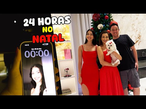 COMO FOI O MEU NATAL! 24 HORAS COMIGO | Luluca