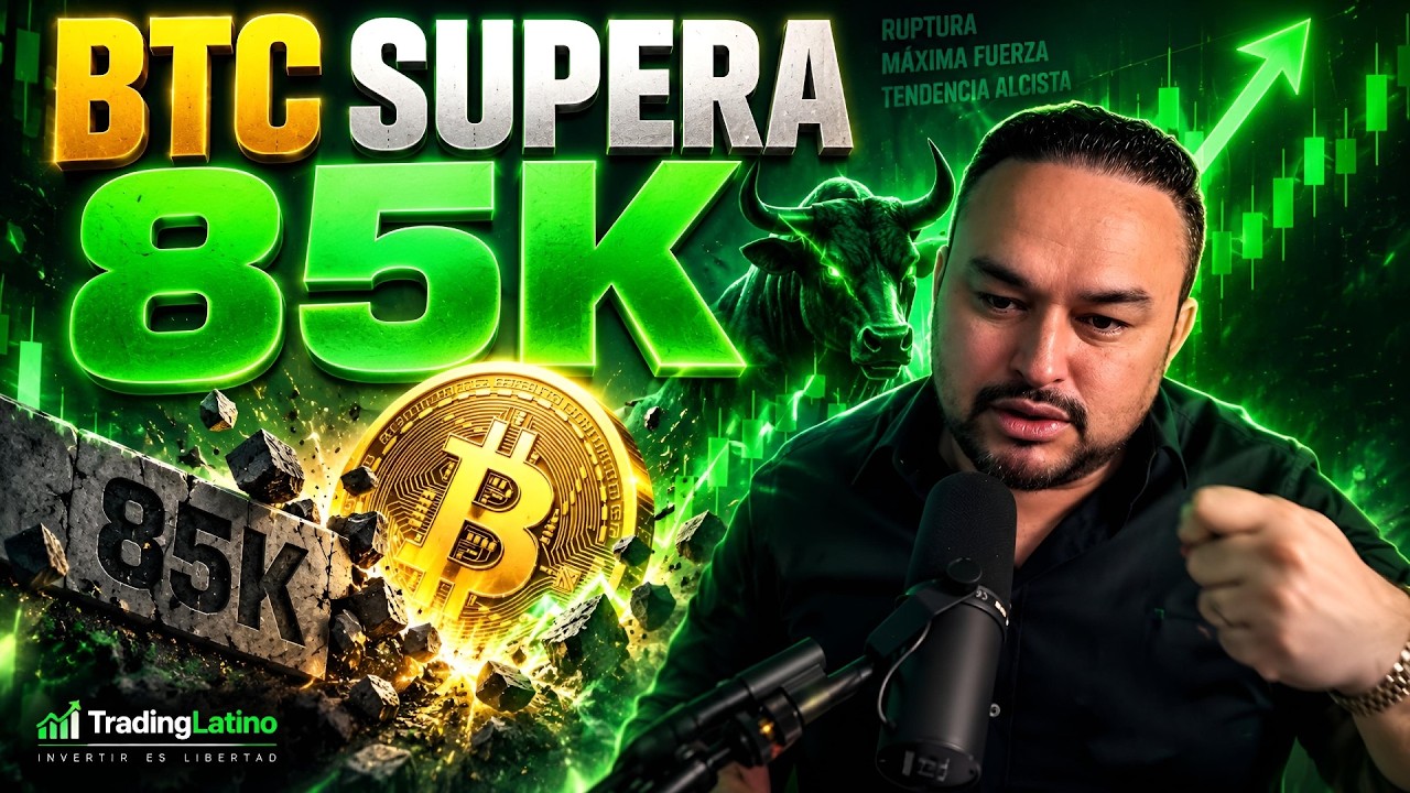 🚨 ¡BITCOIN ROMPE LOS $85,000! ¿DESPEGUE O TRAMPA?