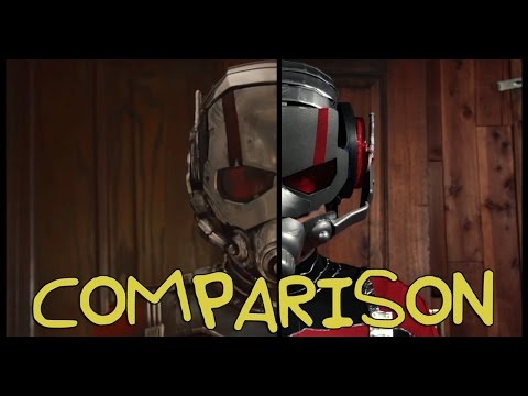 Ant-Man Trailer - Homemade Side by Side Comparison Video